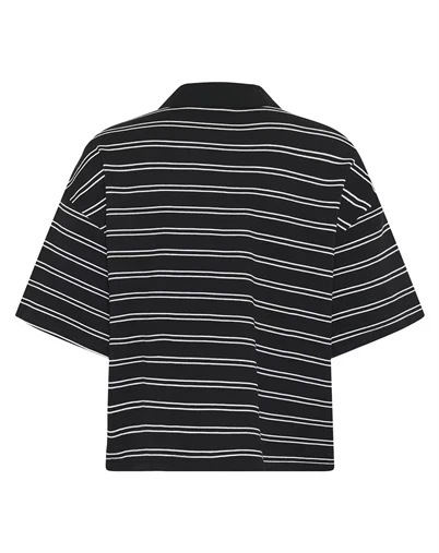 Gestuz - GZPilova Polo - Black/White Striped